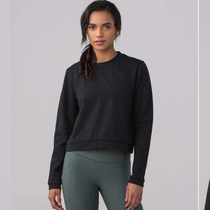lululemon athletica Black Crewneck Sweater